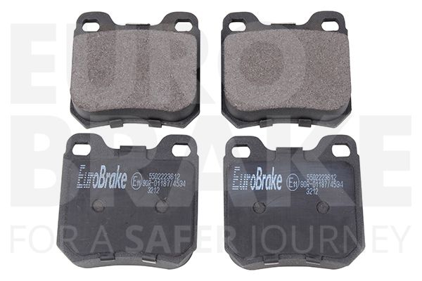 EUROBRAKE Bremžu uzliku kompl., Disku bremzes 5502223612