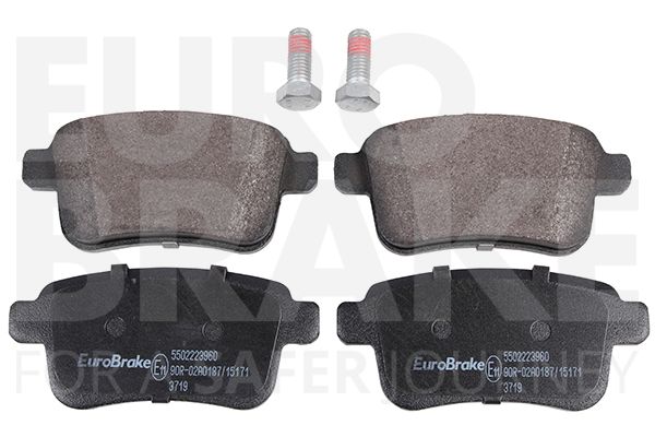 EUROBRAKE Комплект тормозных колодок, дисковый тормоз 5502223960