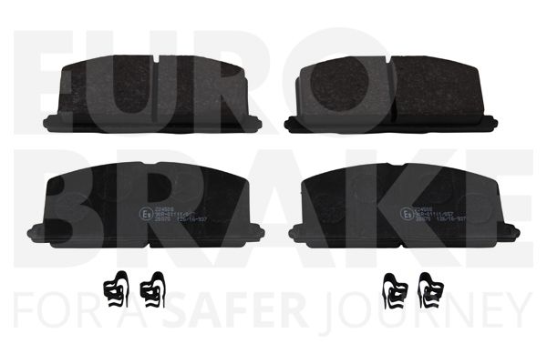 EUROBRAKE Комплект тормозных колодок, дисковый тормоз 5502224508