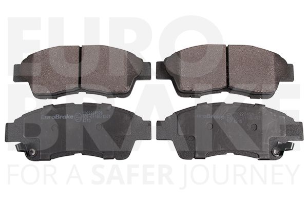 EUROBRAKE Комплект тормозных колодок, дисковый тормоз 5502224528