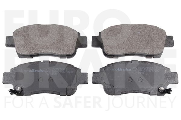 EUROBRAKE Комплект тормозных колодок, дисковый тормоз 5502224547