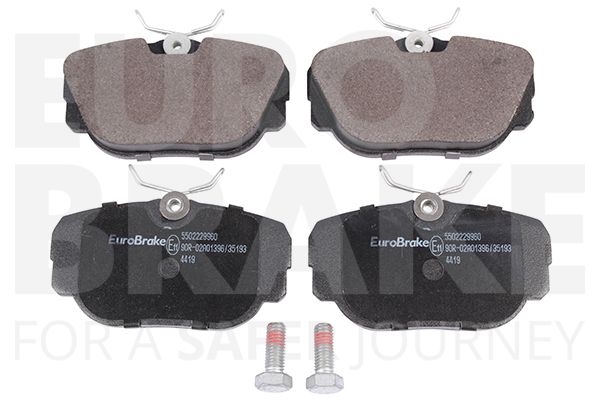 EUROBRAKE Bremžu uzliku kompl., Disku bremzes 5502229960