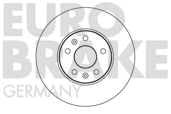 EUROBRAKE Тормозной диск 5815201906