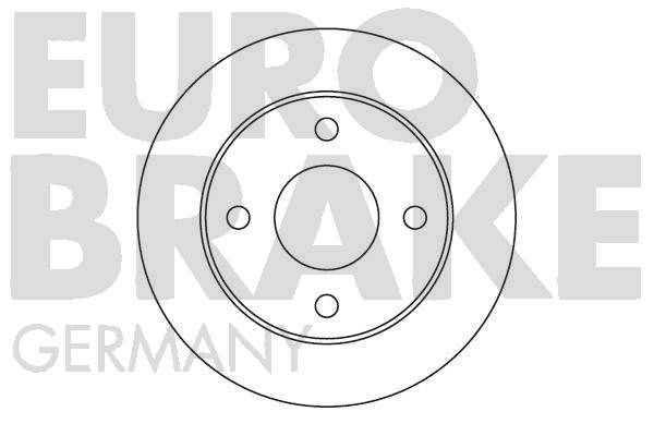 EUROBRAKE Тормозной диск 5815202241