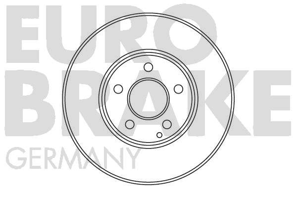EUROBRAKE Тормозной диск 5815203381