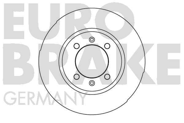 EUROBRAKE Тормозной диск 5815204109