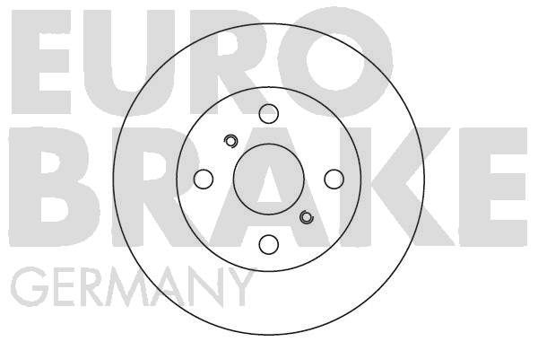 EUROBRAKE Bremžu diski 5815204551
