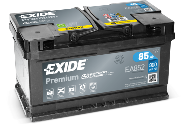 EXIDE Startera akumulatoru baterija EA852