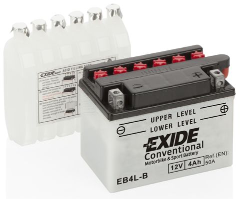 EXIDE Стартерная аккумуляторная батарея EB4L-B