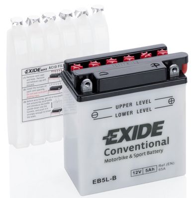 EXIDE Стартерная аккумуляторная батарея EB5L-B
