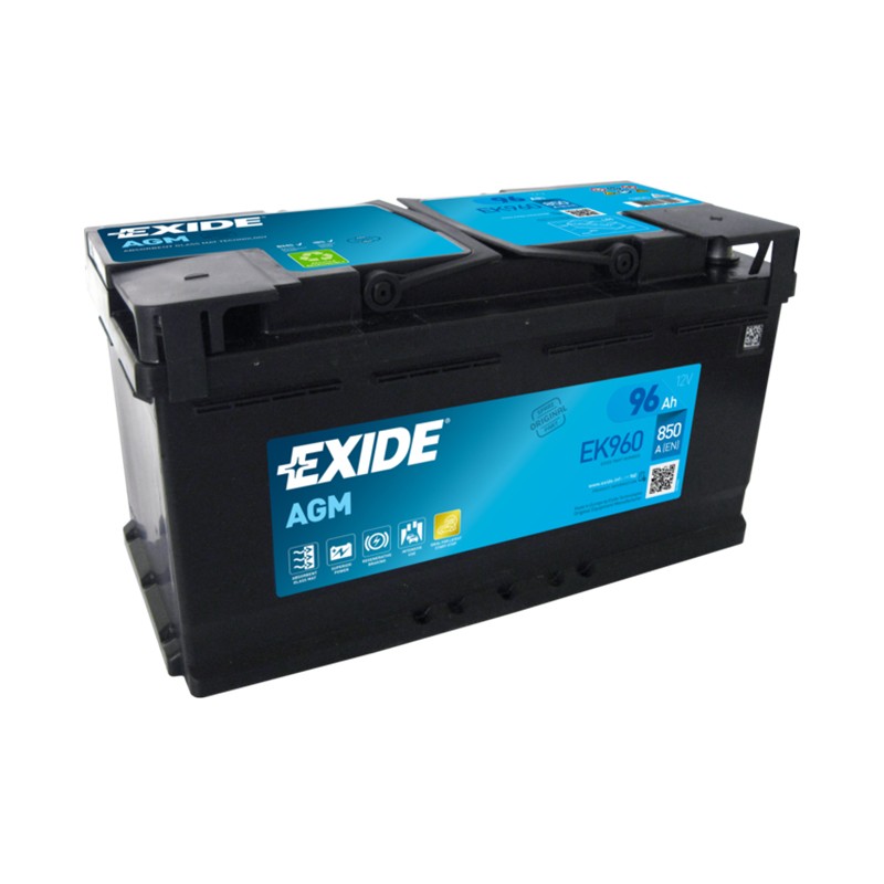 EXIDE Startera akumulatoru baterija EK960