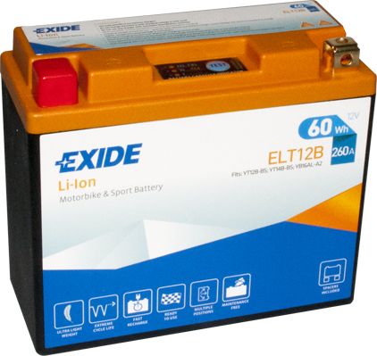 EXIDE Startera akumulatoru baterija ELT12B