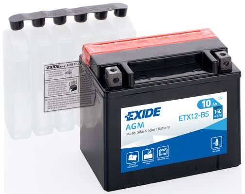 EXIDE Startera akumulatoru baterija ETX12-BS