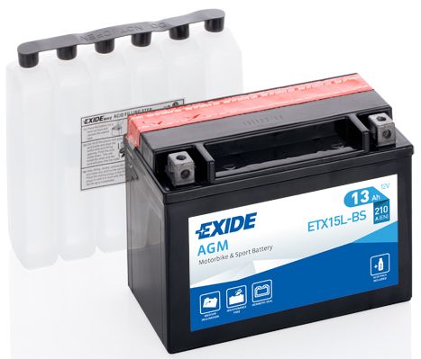 EXIDE Startera akumulatoru baterija ETX15L-BS