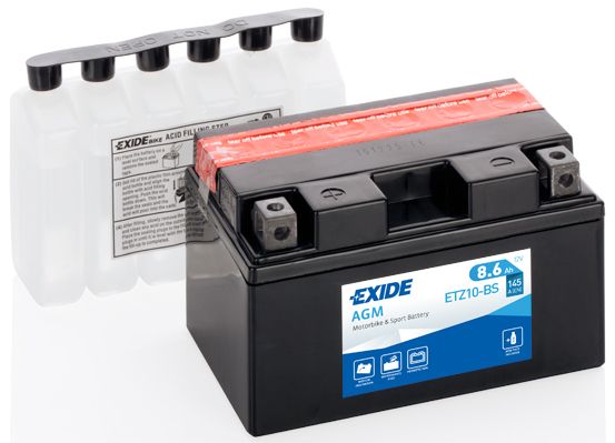 EXIDE Startera akumulatoru baterija ETZ10-BS