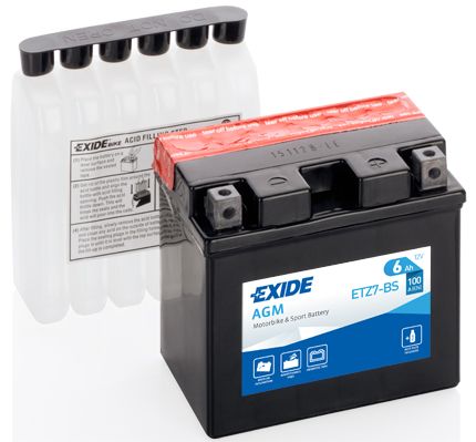 EXIDE Стартерная аккумуляторная батарея ETZ7-BS