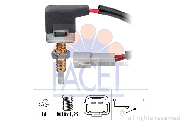 FACET Выключатель, привод сцепления (Tempomat) 7.1167