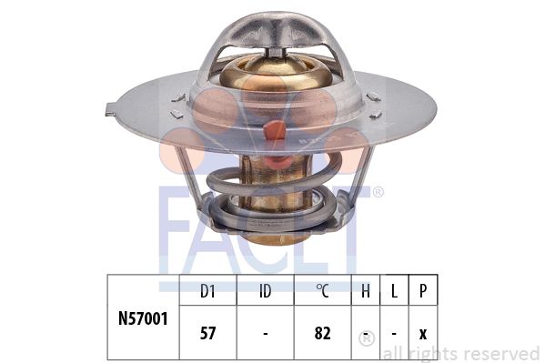 FACET Termostats, Dzesēšanas šķidrums 7.8209S