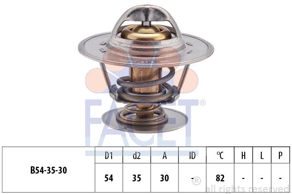 FACET Termostats, Dzesēšanas šķidrums 7.8221S