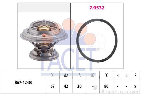 FACET Termostats, Dzesēšanas šķidrums 7.8271