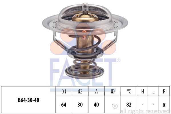 FACET Termostats, Dzesēšanas šķidrums 7.8370S