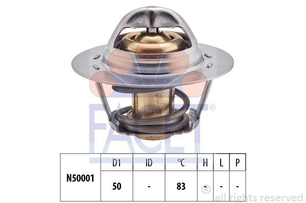 FACET Termostats, Dzesēšanas šķidrums 7.8543S