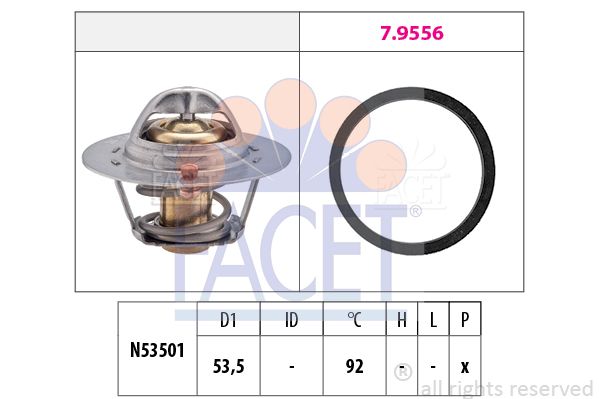 FACET Termostats, Dzesēšanas šķidrums 7.8576