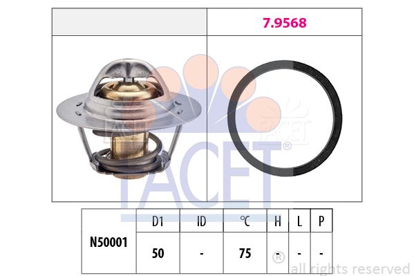 FACET Termostats, Dzesēšanas šķidrums 7.8721