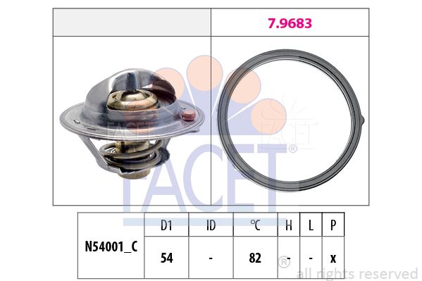 FACET Termostats, Dzesēšanas šķidrums 7.8727