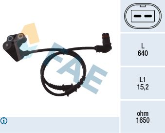 FAE Датчик, частота вращения колеса 78051