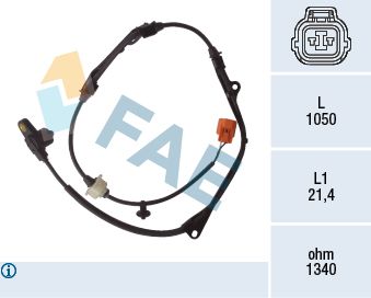 FAE Датчик, частота вращения колеса 78114