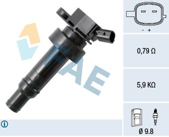 FAE Катушка зажигания 80335