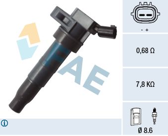 FAE Катушка зажигания 80341