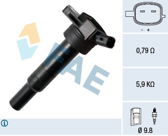 FAE Катушка зажигания 80342