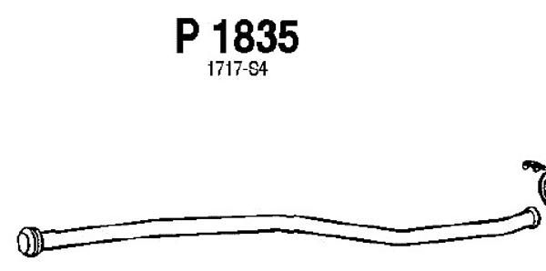 FENNO Труба выхлопного газа P1835