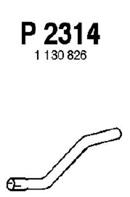 FENNO Izplūdes caurule P2314