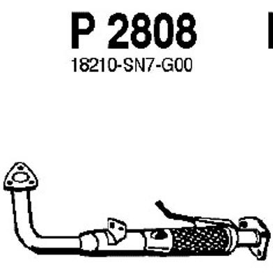 FENNO Труба выхлопного газа P2808