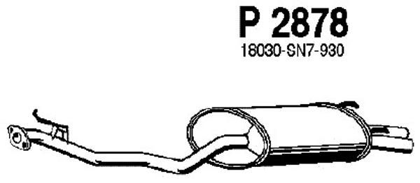 FENNO Izplūdes gāzu trokšņa slāpētājs (pēdējais) P2878