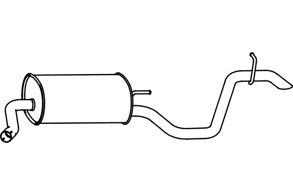 FENNO Глушитель выхлопных газов конечный P31003
