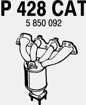 FENNO Katalizators P428CAT