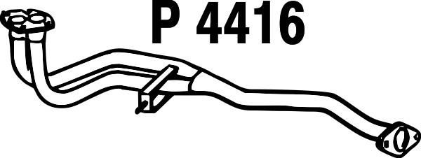 FENNO Izplūdes caurule P4416