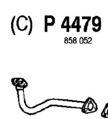 FENNO Труба выхлопного газа P4479