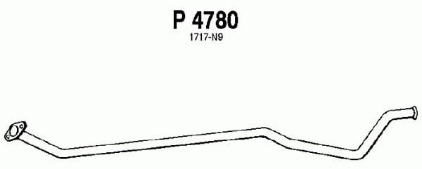 FENNO Труба выхлопного газа P4780