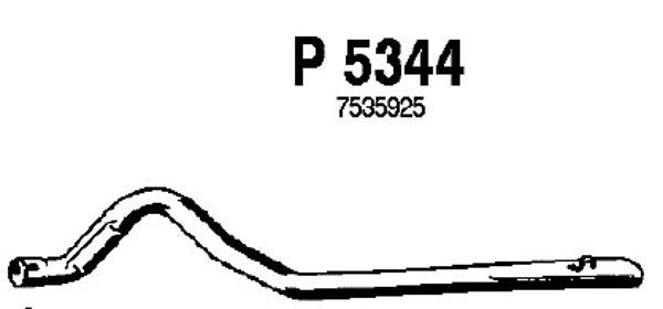 FENNO Izplūdes caurule P5344