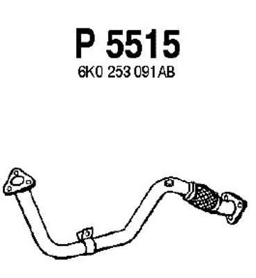 FENNO Труба выхлопного газа P5515