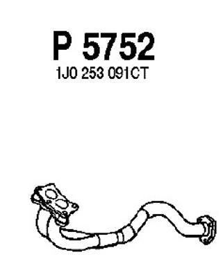 FENNO Труба выхлопного газа P5752