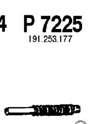 FENNO Труба выхлопного газа P7225