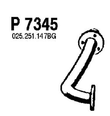 FENNO Труба выхлопного газа P7345