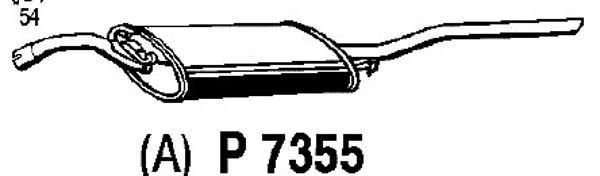 FENNO Izplūdes gāzu trokšņa slāpētājs (pēdējais) P7355