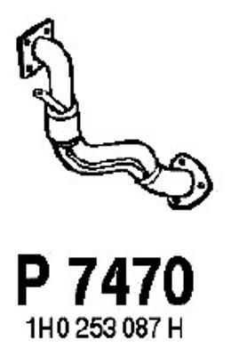 FENNO Труба выхлопного газа P7470
